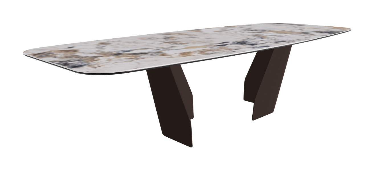 Cattelan Italia Senator Keramik Rectangular & Barrel Shaped Dining Table