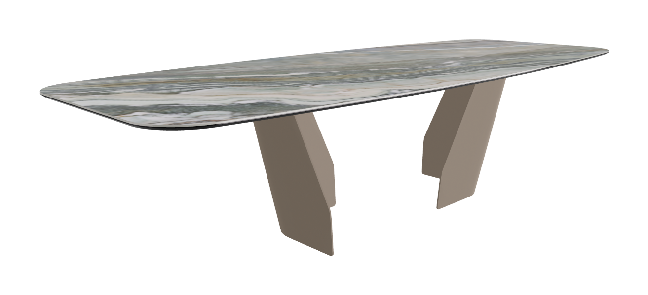 Cattelan Italia Senator Keramik Rectangular & Barrel Shaped Dining Table
