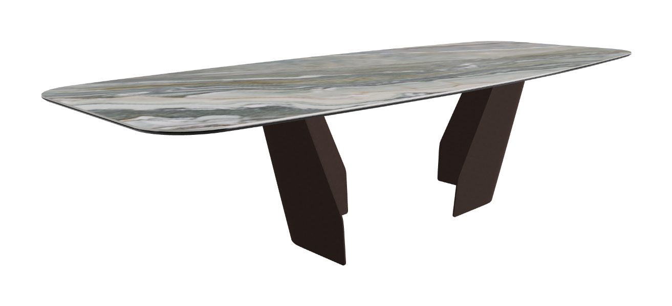 Cattelan Italia Senator Keramik Rectangular & Barrel Shaped Dining Table