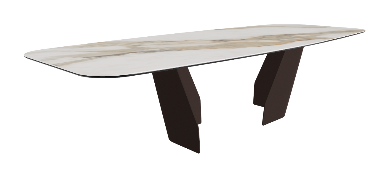 Cattelan Italia Senator Keramik Rectangular & Barrel Shaped Dining Table