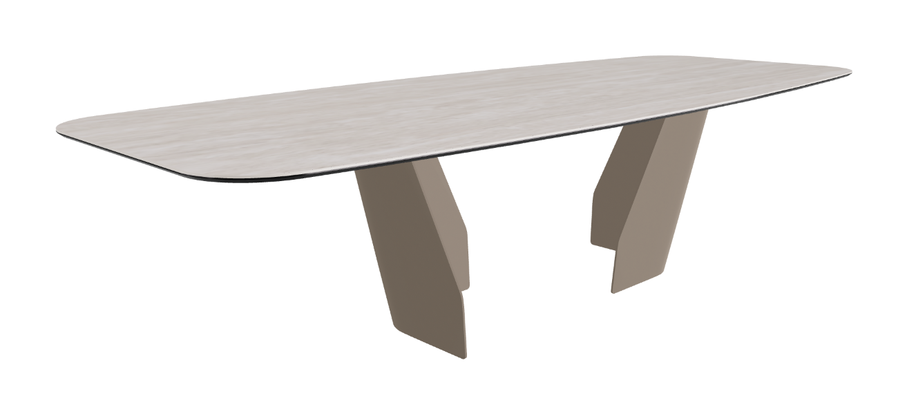Cattelan Italia Senator Keramik Rectangular & Barrel Shaped Dining Table