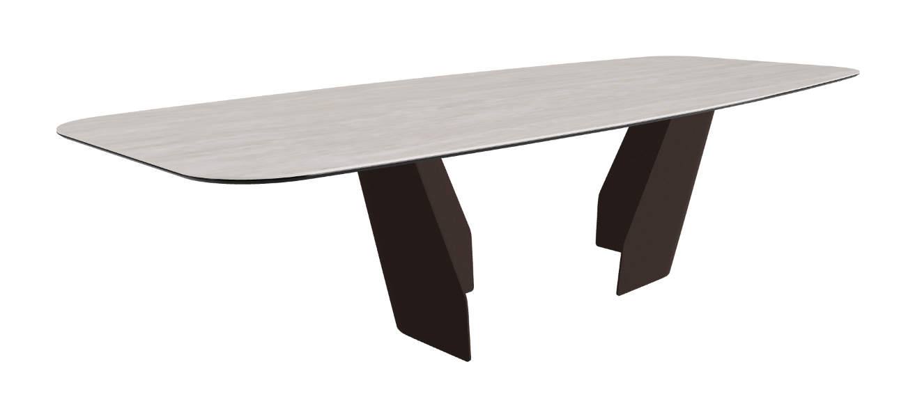 Cattelan Italia Senator Keramik Rectangular & Barrel Shaped Dining Table