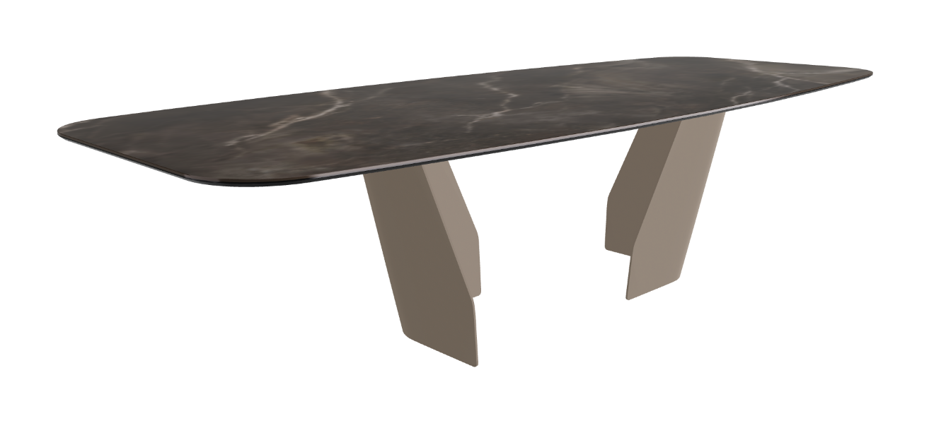 Cattelan Italia Senator Keramik Rectangular & Barrel Shaped Dining Table