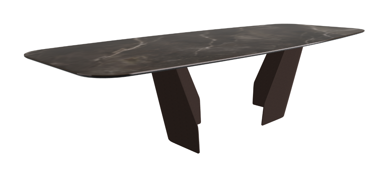Cattelan Italia Senator Keramik Rectangular & Barrel Shaped Dining Table