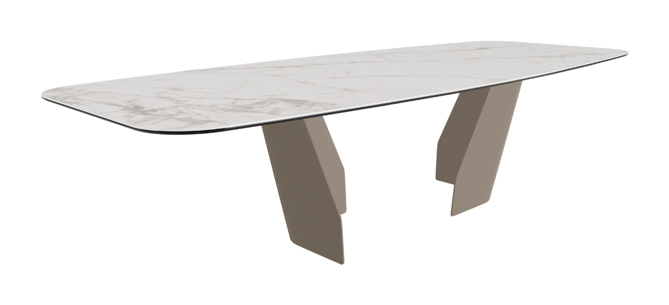 Cattelan Italia Senator Keramik Rectangular & Barrel Shaped Dining Table