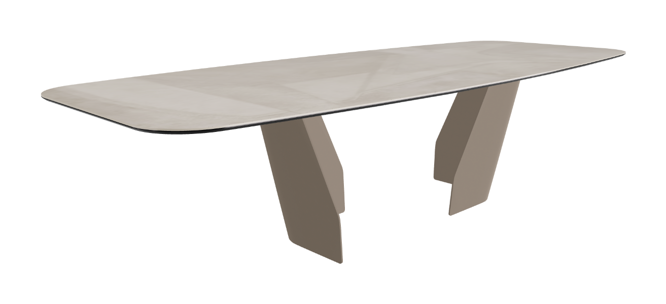 Cattelan Italia Senator Keramik Rectangular & Barrel Shaped Dining Table
