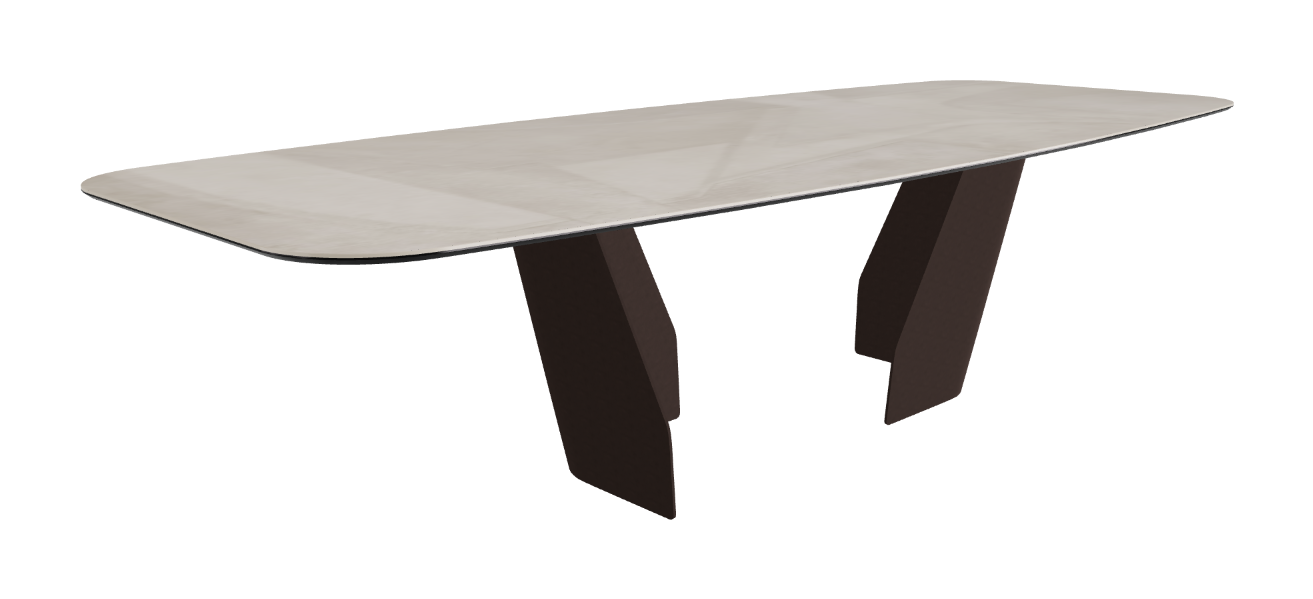 Cattelan Italia Senator Keramik Rectangular & Barrel Shaped Dining Table