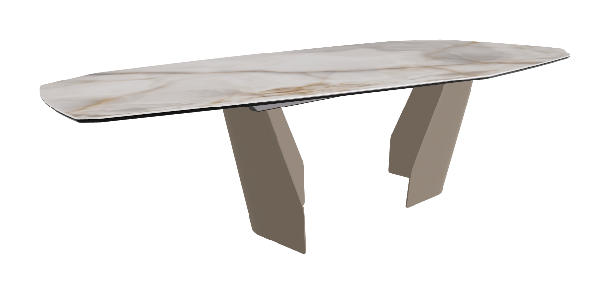 Cattelan Italia Senator Keramik Biscuit, Polygon, Boomerang & Oval Shaped Dining Table