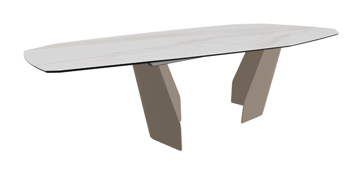 Cattelan Italia Senator Keramik Biscuit, Polygon, Boomerang & Oval Shaped Dining Table