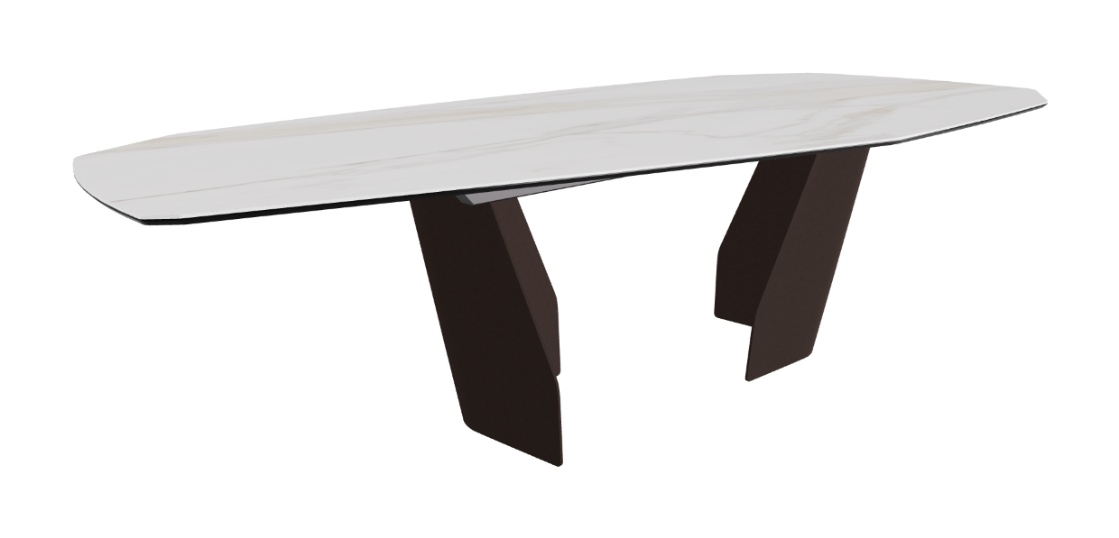 Cattelan Italia Senator Keramik Biscuit, Polygon, Boomerang & Oval Shaped Dining Table