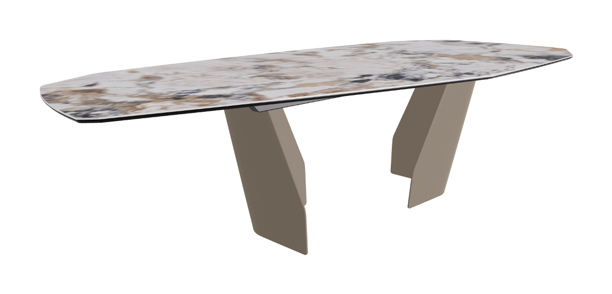 Cattelan Italia Senator Keramik Biscuit, Polygon, Boomerang & Oval Shaped Dining Table