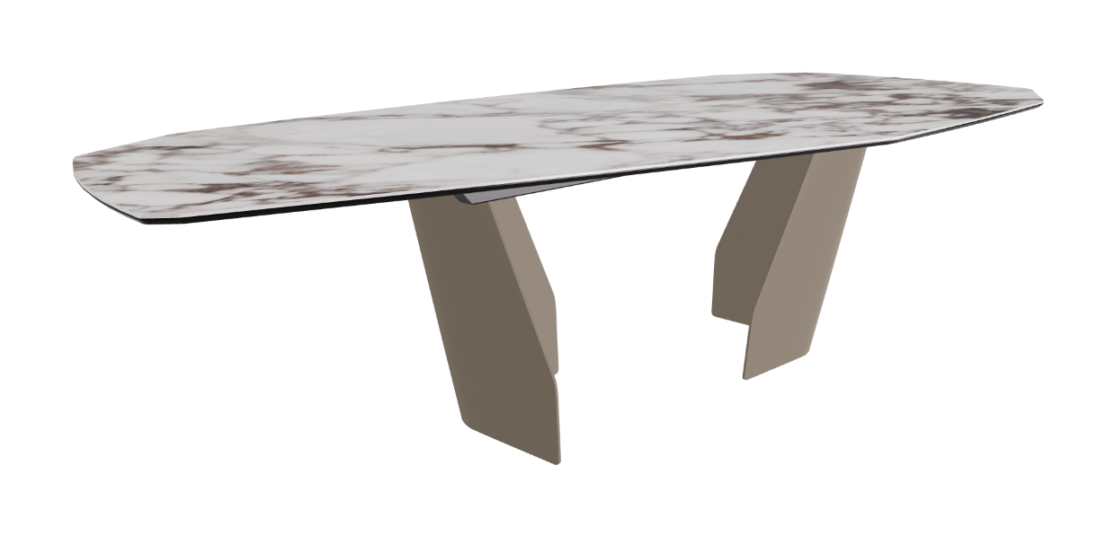 Cattelan Italia Senator Keramik Biscuit, Polygon, Boomerang & Oval Shaped Dining Table