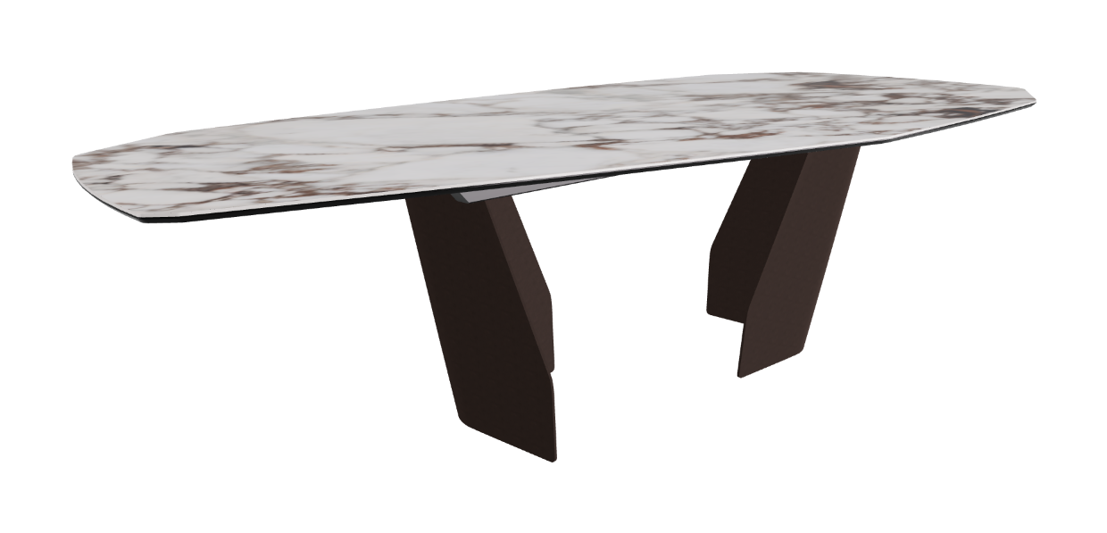 Cattelan Italia Senator Keramik Biscuit, Polygon, Boomerang & Oval Shaped Dining Table
