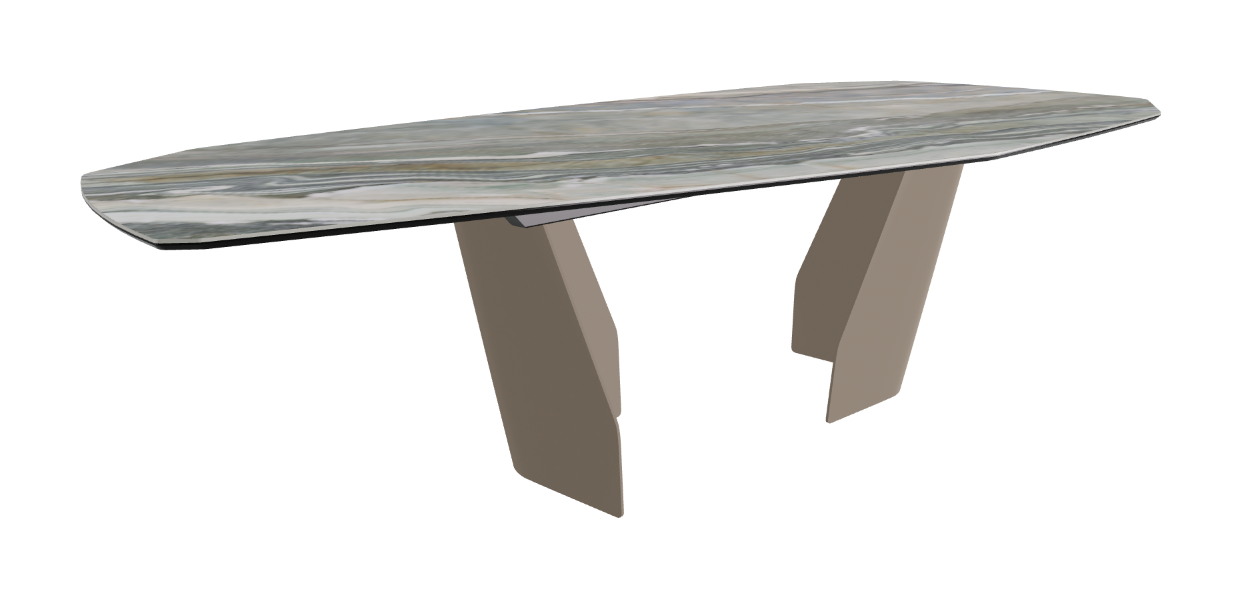 Cattelan Italia Senator Keramik Biscuit, Polygon, Boomerang & Oval Shaped Dining Table