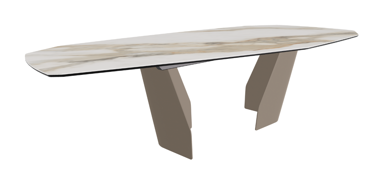Cattelan Italia Senator Keramik Biscuit, Polygon, Boomerang & Oval Shaped Dining Table