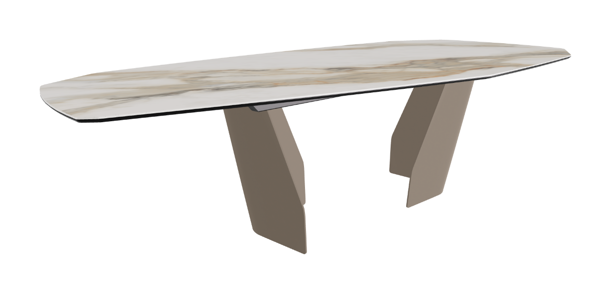 Cattelan Italia Senator Keramik Biscuit, Polygon, Boomerang & Oval Shaped Dining Table
