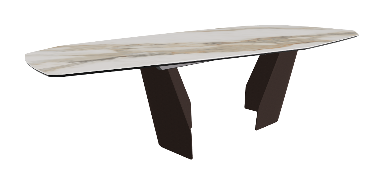 Cattelan Italia Senator Keramik Biscuit, Polygon, Boomerang & Oval Shaped Dining Table
