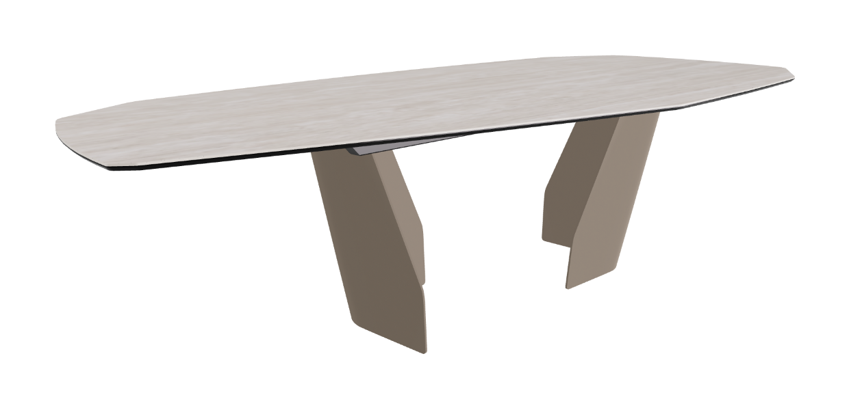 Cattelan Italia Senator Keramik Biscuit, Polygon, Boomerang & Oval Shaped Dining Table