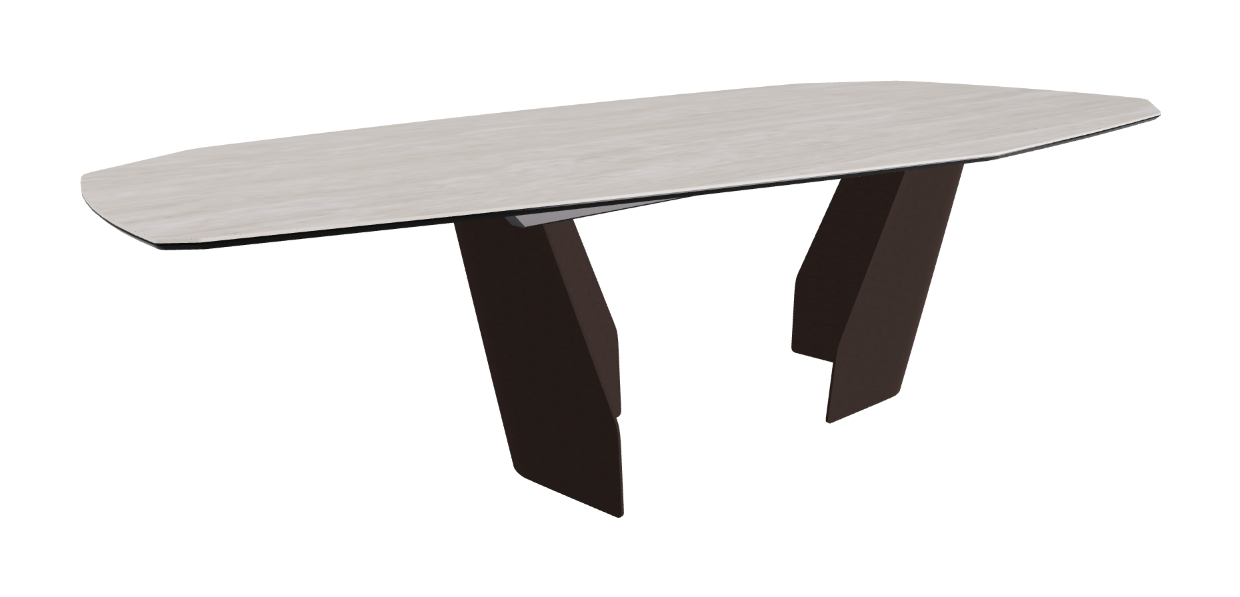 Cattelan Italia Senator Keramik Biscuit, Polygon, Boomerang & Oval Shaped Dining Table