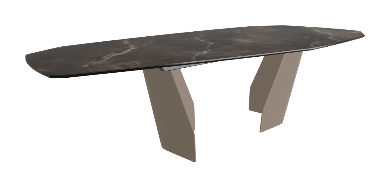 Cattelan Italia Senator Keramik Biscuit, Polygon, Boomerang & Oval Shaped Dining Table
