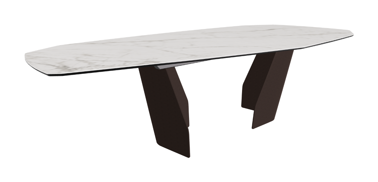 Cattelan Italia Senator Keramik Biscuit, Polygon, Boomerang & Oval Shaped Dining Table