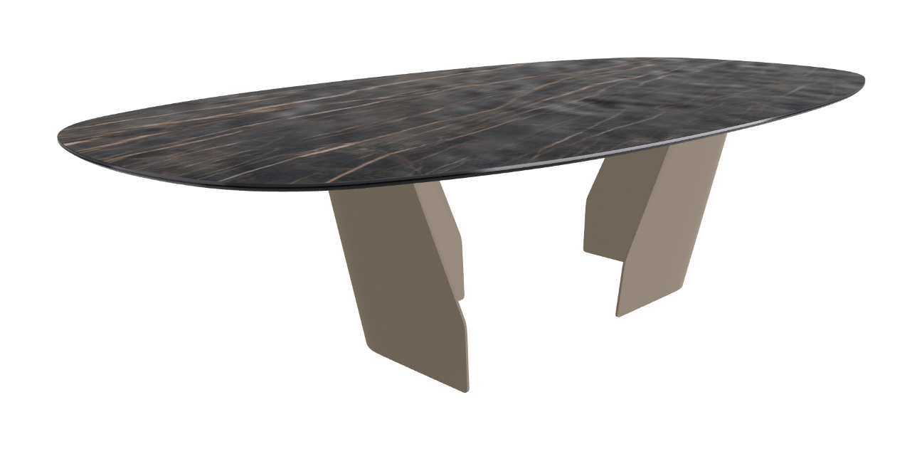 Cattelan Italia Senator Keramik Biscuit, Polygon, Boomerang & Oval Shaped Dining Table