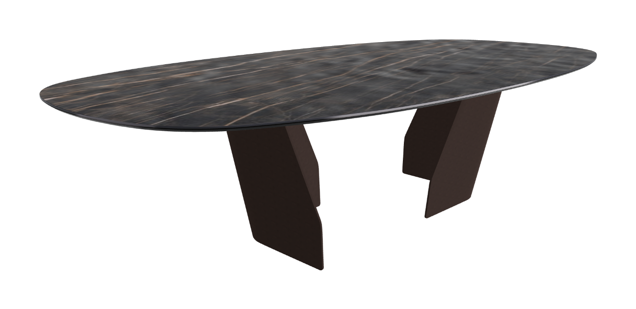 Cattelan Italia Senator Keramik Biscuit, Polygon, Boomerang & Oval Shaped Dining Table