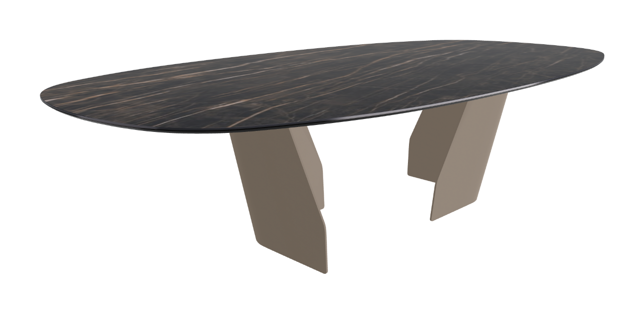 Cattelan Italia Senator Keramik Biscuit, Polygon, Boomerang & Oval Shaped Dining Table