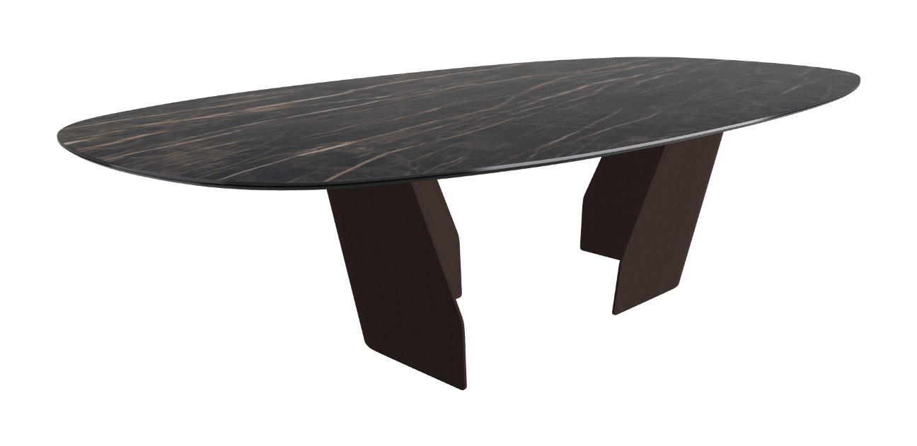 Cattelan Italia Senator Keramik Biscuit, Polygon, Boomerang & Oval Shaped Dining Table