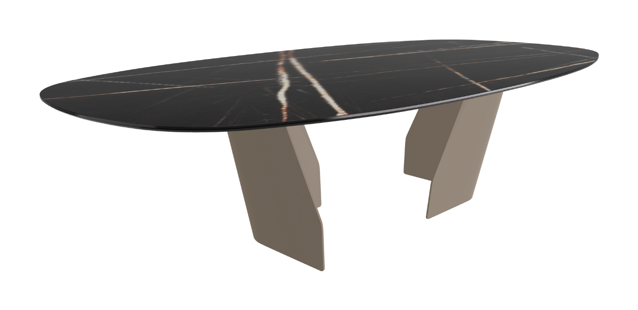 Cattelan Italia Senator Keramik Biscuit, Polygon, Boomerang & Oval Shaped Dining Table