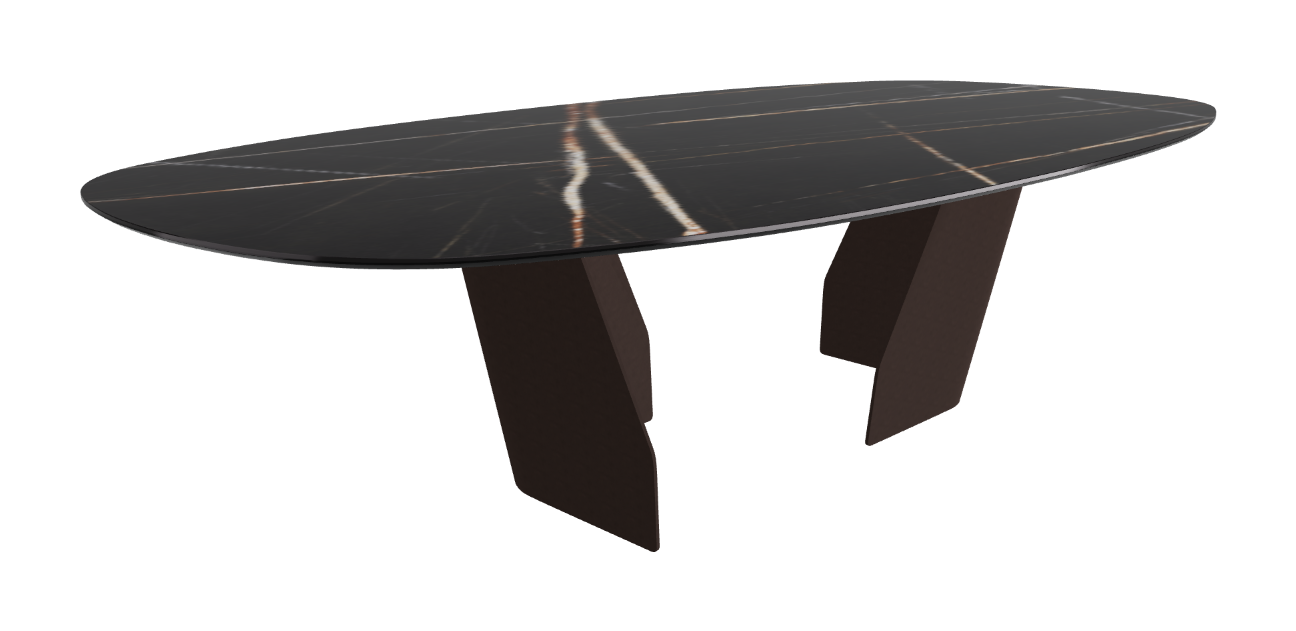 Cattelan Italia Senator Keramik Biscuit, Polygon, Boomerang & Oval Shaped Dining Table