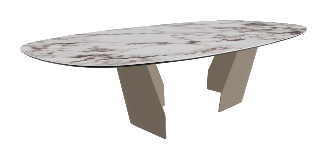 Cattelan Italia Senator Keramik Biscuit, Polygon, Boomerang & Oval Shaped Dining Table