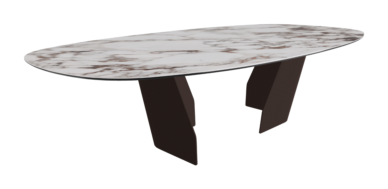 Cattelan Italia Senator Keramik Biscuit, Polygon, Boomerang & Oval Shaped Dining Table