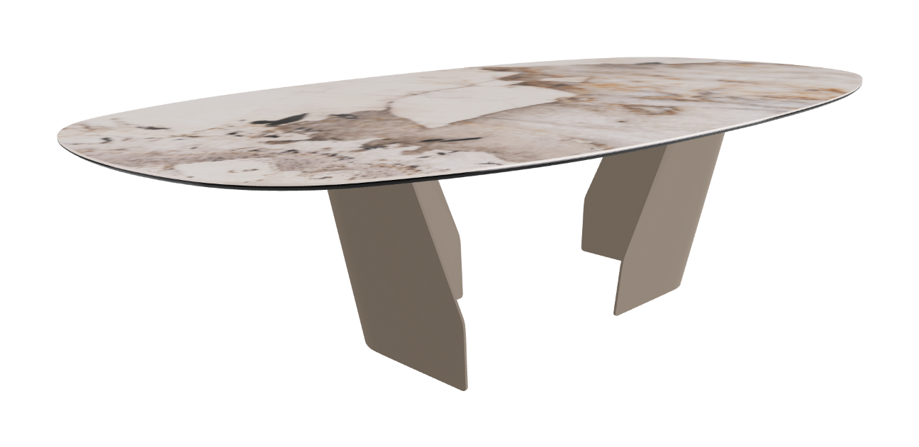 Cattelan Italia Senator Keramik Biscuit, Polygon, Boomerang & Oval Shaped Dining Table