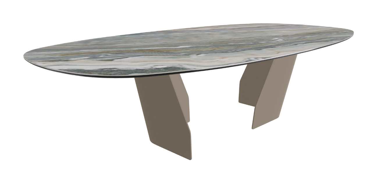 Cattelan Italia Senator Keramik Biscuit, Polygon, Boomerang & Oval Shaped Dining Table