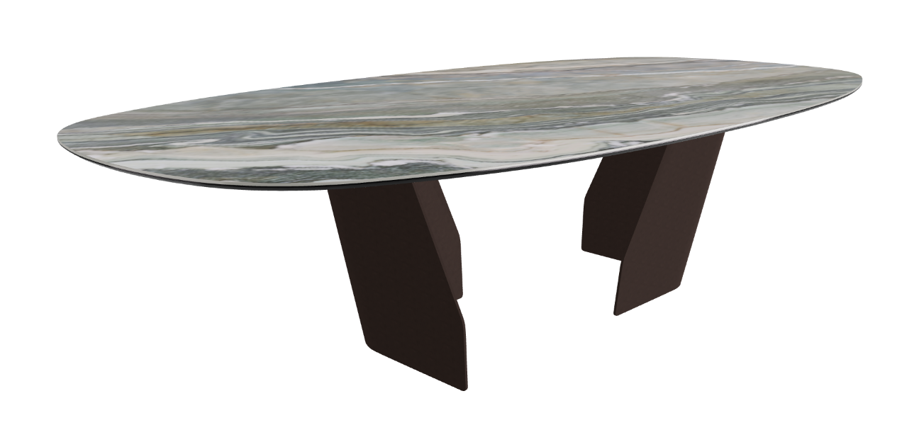 Cattelan Italia Senator Keramik Biscuit, Polygon, Boomerang & Oval Shaped Dining Table