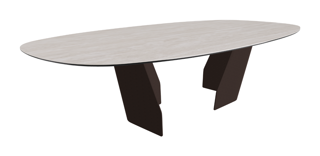 Cattelan Italia Senator Keramik Biscuit, Polygon, Boomerang & Oval Shaped Dining Table