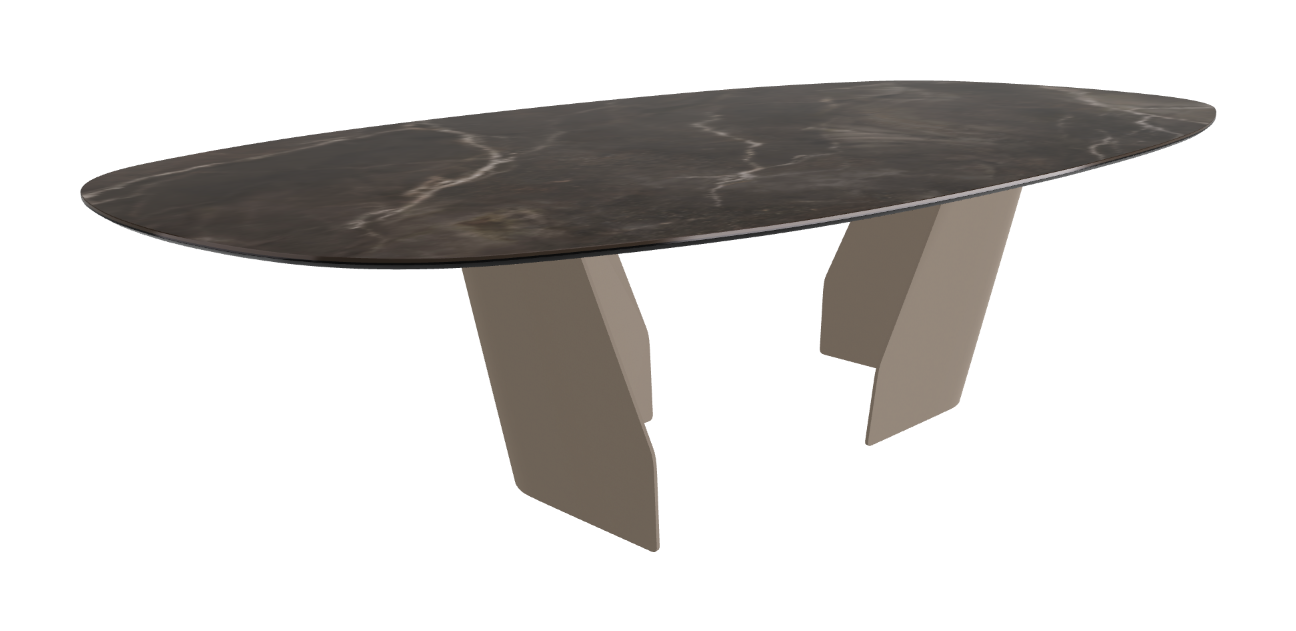 Cattelan Italia Senator Keramik Biscuit, Polygon, Boomerang & Oval Shaped Dining Table