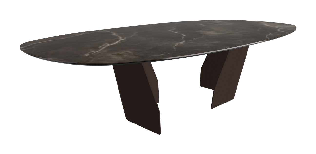 Cattelan Italia Senator Keramik Biscuit, Polygon, Boomerang & Oval Shaped Dining Table