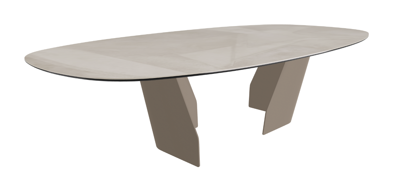Cattelan Italia Senator Keramik Biscuit, Polygon, Boomerang & Oval Shaped Dining Table