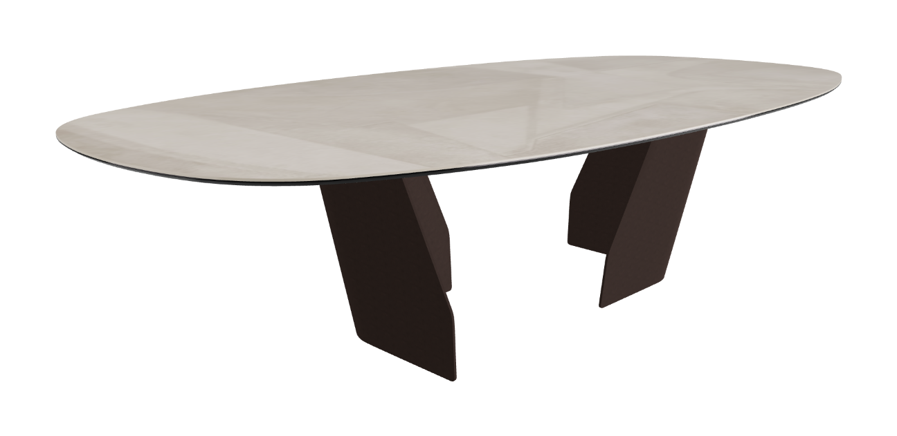 Cattelan Italia Senator Keramik Biscuit, Polygon, Boomerang & Oval Shaped Dining Table