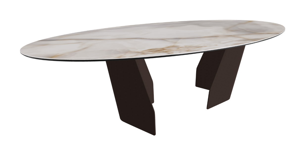 Cattelan Italia Senator Keramik Biscuit, Polygon, Boomerang & Oval Shaped Dining Table