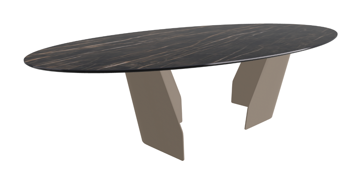 Cattelan Italia Senator Keramik Biscuit, Polygon, Boomerang & Oval Shaped Dining Table