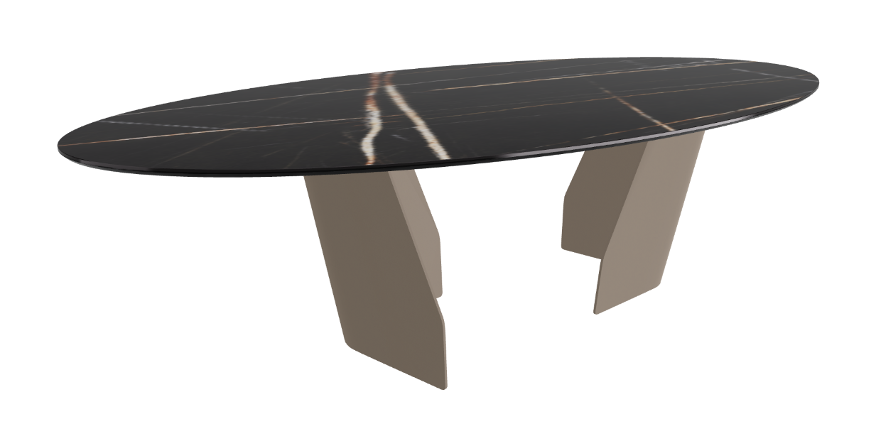 Cattelan Italia Senator Keramik Biscuit, Polygon, Boomerang & Oval Shaped Dining Table