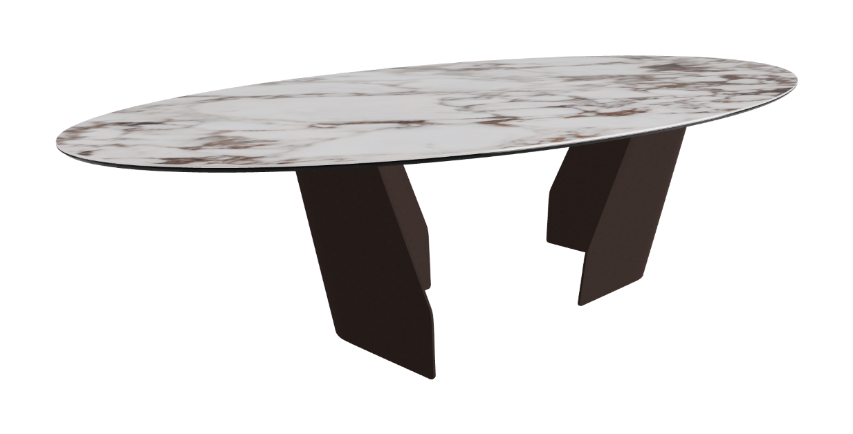 Cattelan Italia Senator Keramik Biscuit, Polygon, Boomerang & Oval Shaped Dining Table