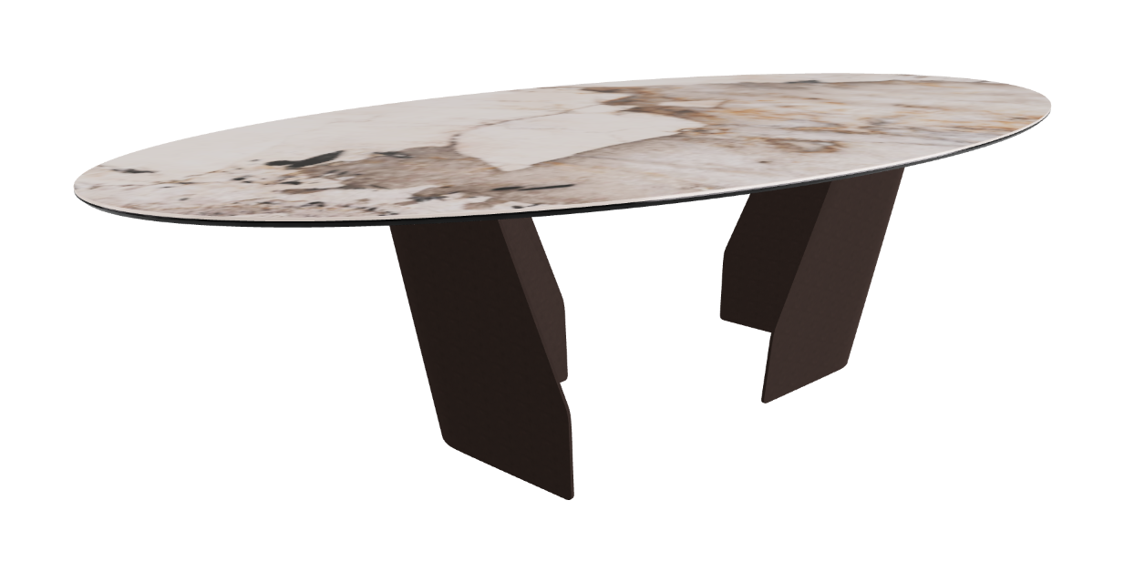 Cattelan Italia Senator Keramik Biscuit, Polygon, Boomerang & Oval Shaped Dining Table