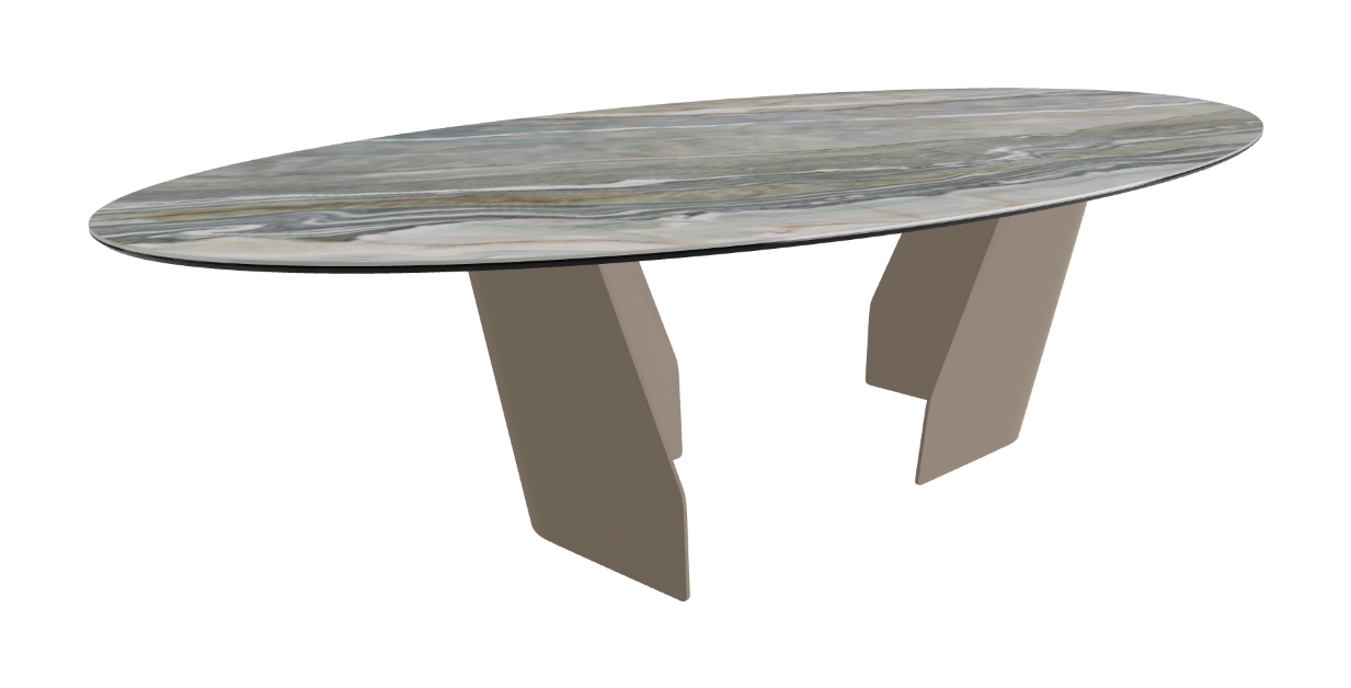 Cattelan Italia Senator Keramik Biscuit, Polygon, Boomerang & Oval Shaped Dining Table