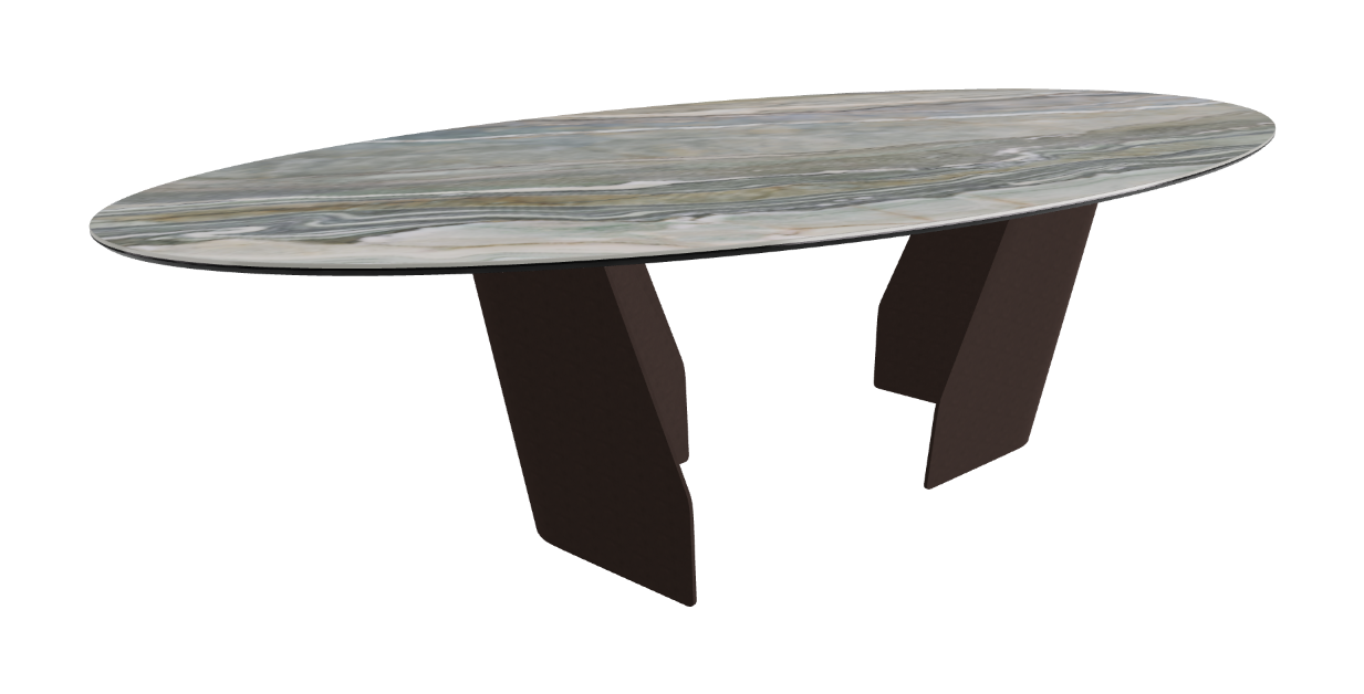 Cattelan Italia Senator Keramik Biscuit, Polygon, Boomerang & Oval Shaped Dining Table