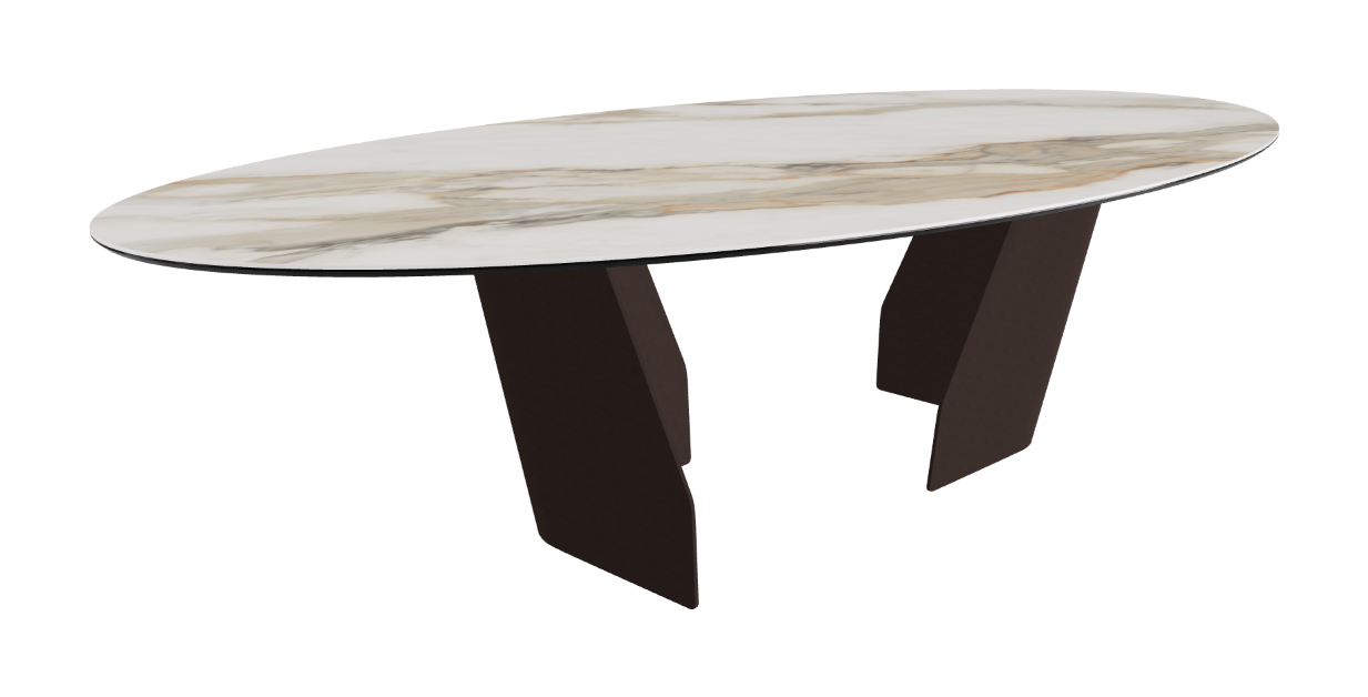 Cattelan Italia Senator Keramik Biscuit, Polygon, Boomerang & Oval Shaped Dining Table