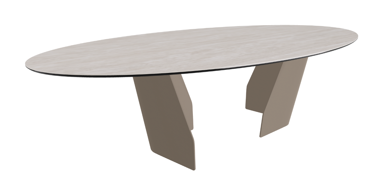 Cattelan Italia Senator Keramik Biscuit, Polygon, Boomerang & Oval Shaped Dining Table